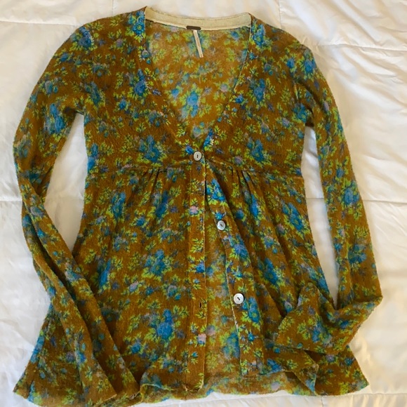 Free people long sleeve shirt - Picture 2 of 4